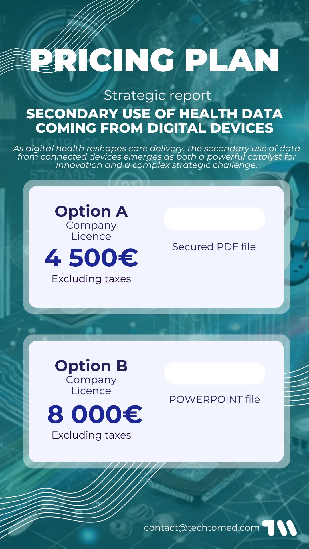 Rapport strat – pricing plan